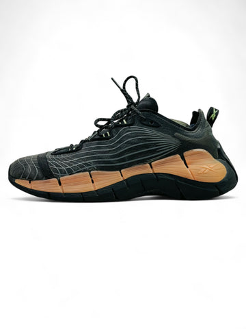 Reebok Zig Kinetica 2 Black Orange Flare (uk 8 EUR 42 )