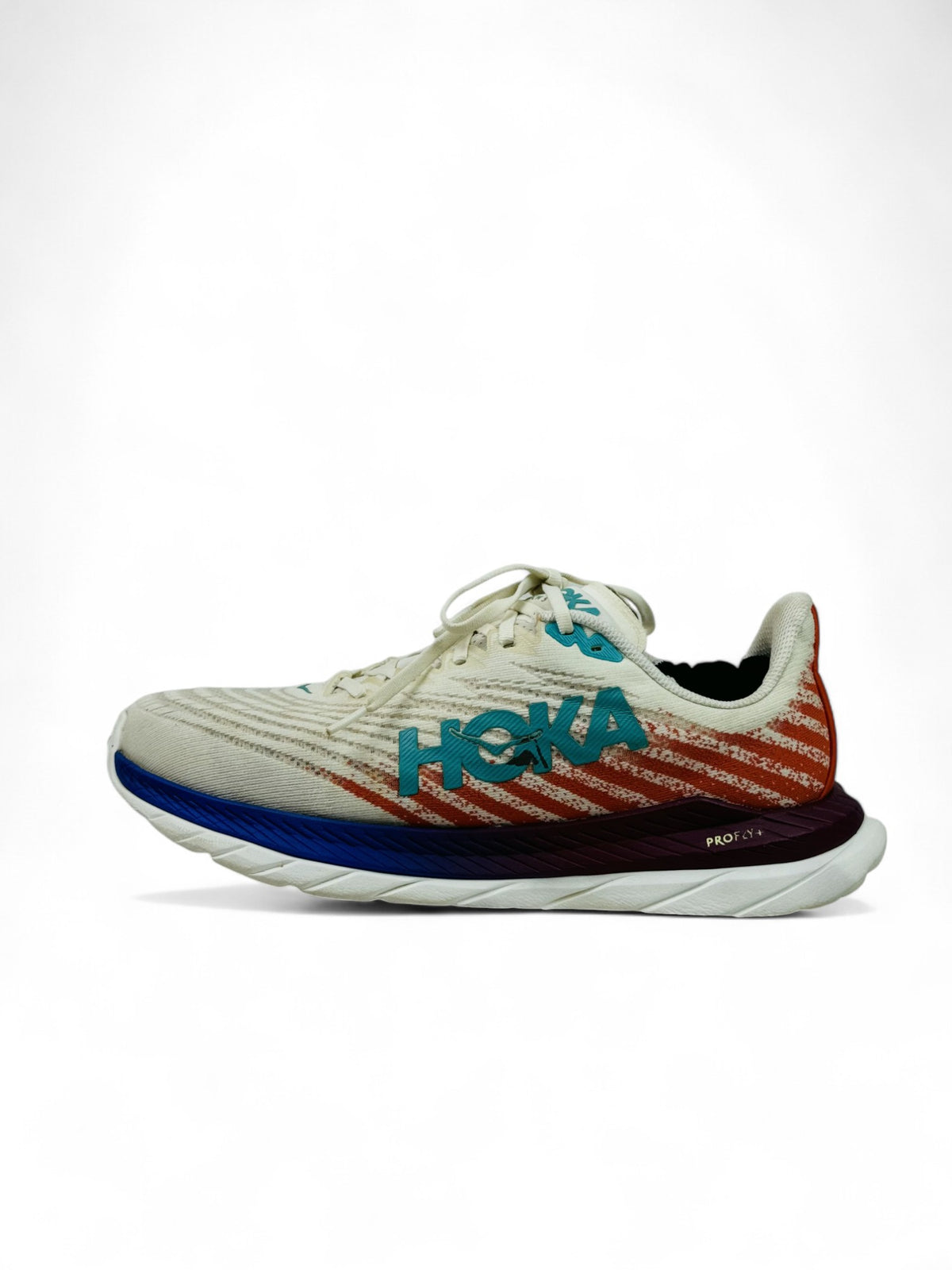 Hoka One One Mach 5 White Flame  (uk 9 EUR 43.5 )