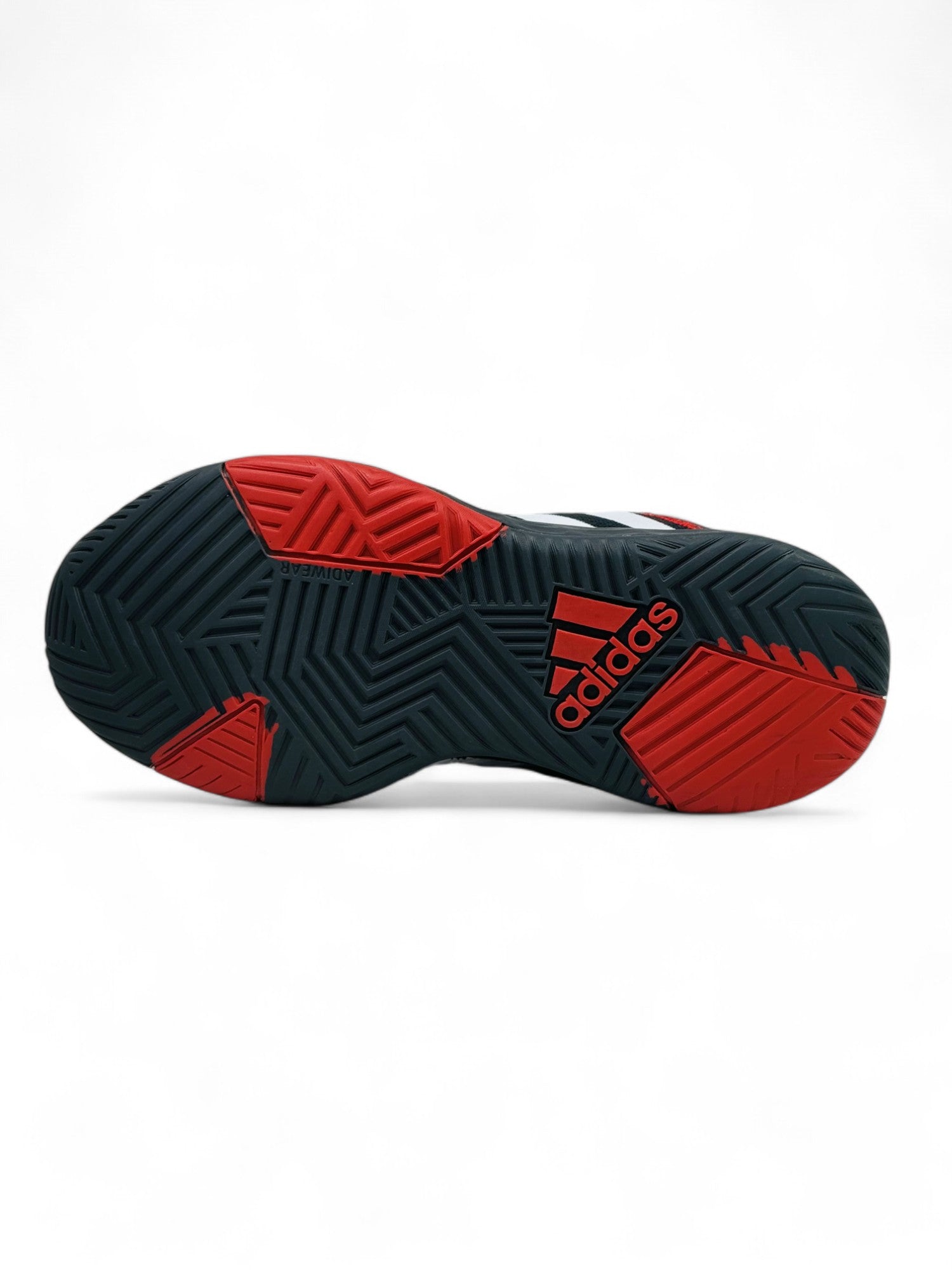 adidas Own The Game Black Carbon Red ( EUR 41.5 UK 7.5 )