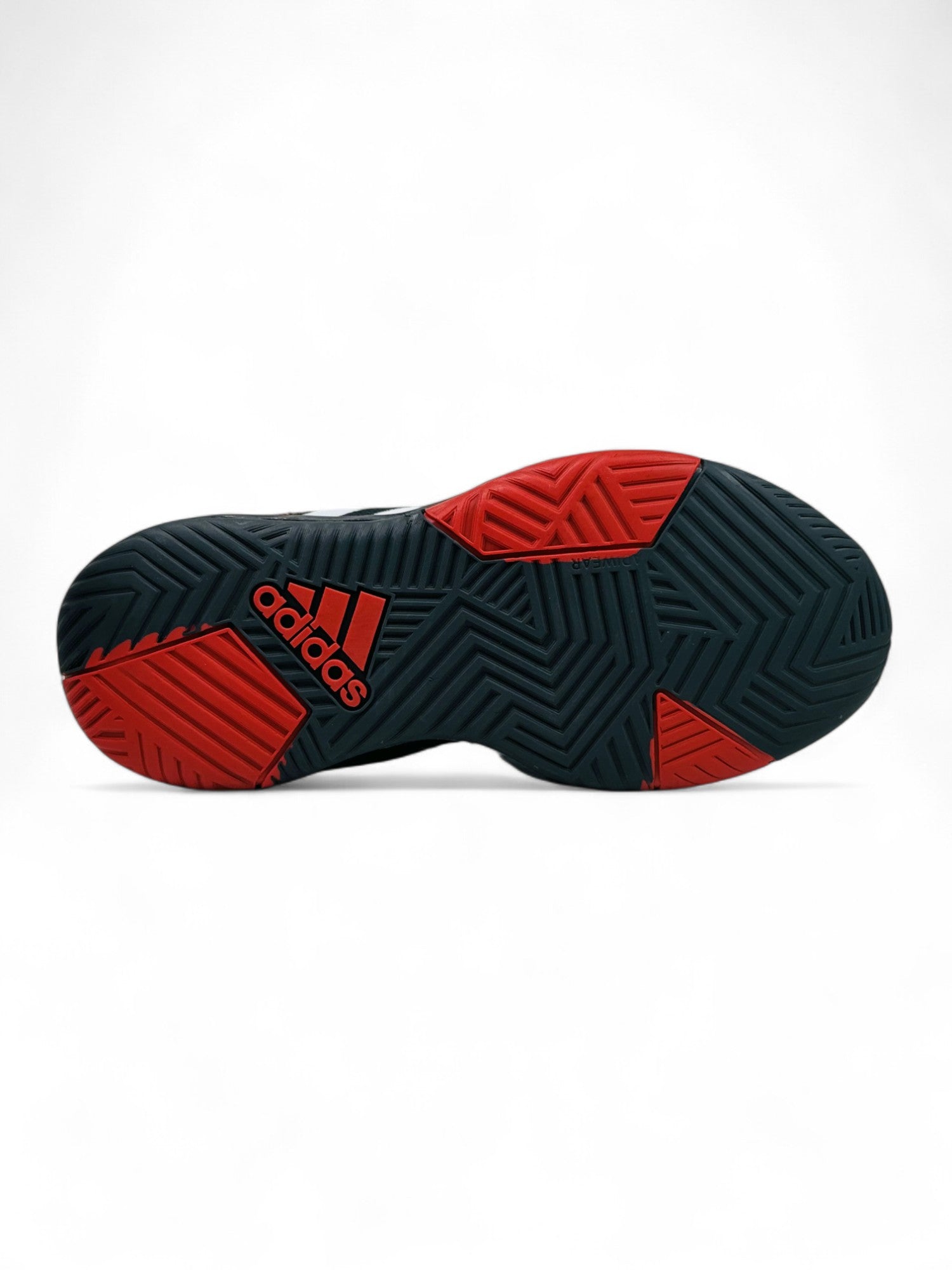 adidas Own The Game Black Carbon Red ( EUR 41.5 UK 7.5 )