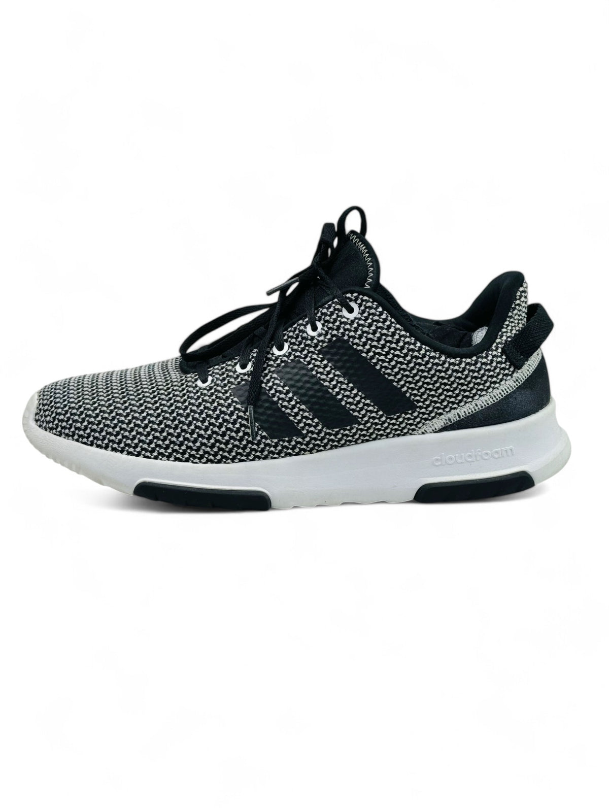 adidas Cloudfoam Racer TR Black White ( EUR 43.5 UK 9 )