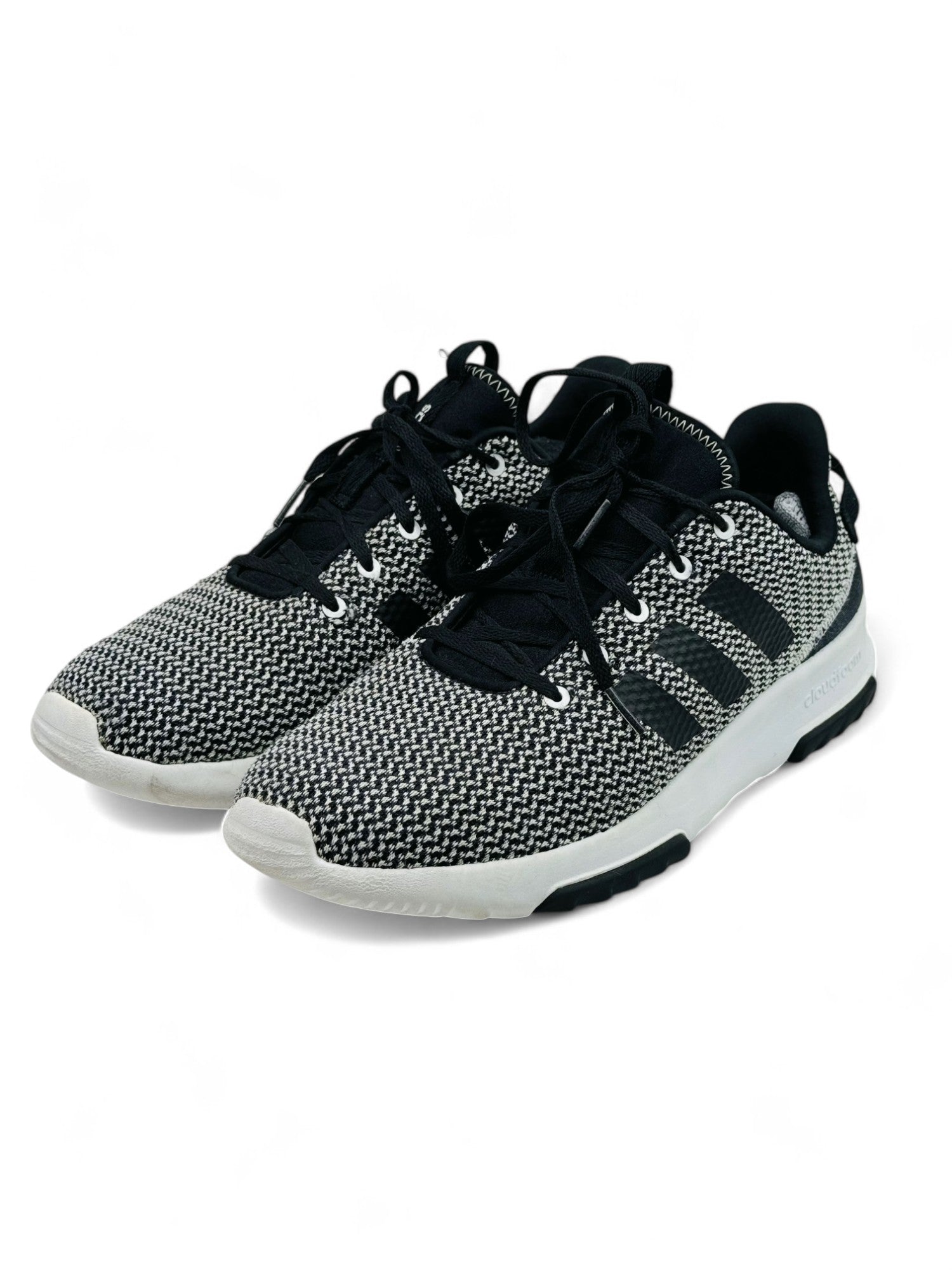 adidas Cloudfoam Racer TR Black White ( EUR 43.5 UK 9 )